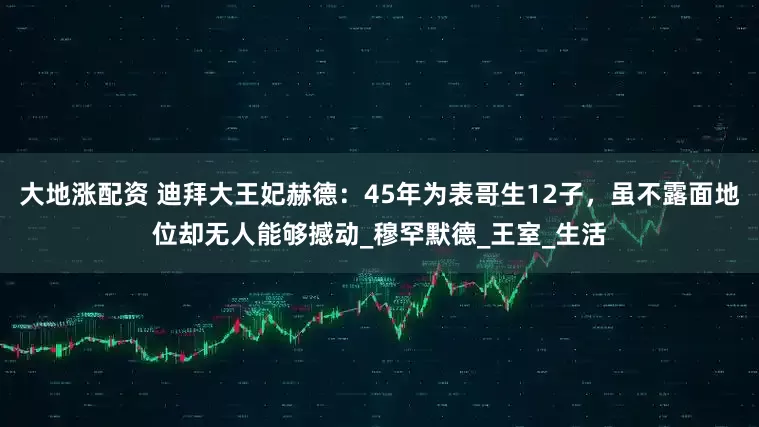 大地涨配资 迪拜大王妃赫德：45年为表哥生12子，虽不露面地位却无人能够撼动_穆罕默德_王室_生活