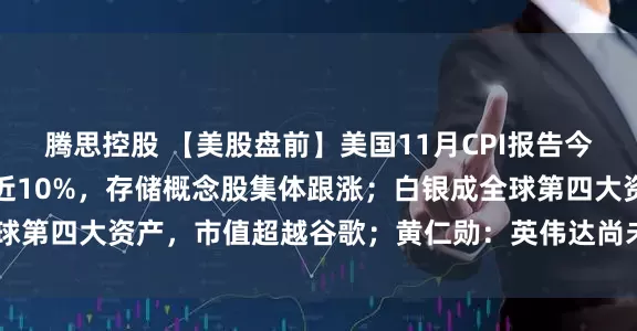 腾思控股 【美股盘前】美国11月CPI报告今晚揭晓；美光科技大涨近10%，存储概念股集体跟涨；白银成全球第四大资产，市值超越谷歌；黄仁勋：英伟达尚未向OpenAI付款